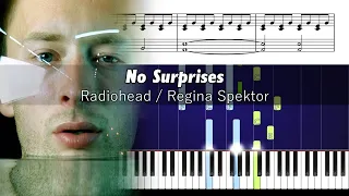 Radiohead - No Surprises (Regina Spektor Version) - Accurate Piano Tutorial with Sheet Music