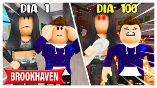 SOBREVIVÍ 100 DÍAS CON LA PEOR MADRE DE BROOKHAVEN - Roblox YoSoyLoki