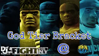 Def Jam Fight for NY Tournament: God Tier Bracket at @BrooklynVideoGames