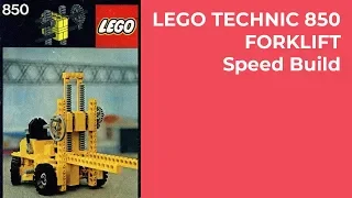 LEGO 850 -  Forklift - Technic - A legelső Technic készlet!