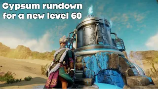 Gypsum rundown for a new level 60 - New World