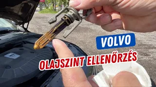 Volvo D5 olajszint ellenörzés ( Sziklavári Tamás a svéd autók élmény szakértője )