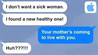 【Apple】Husband moves out of the house while I'm in the hospital getting treated for cancer.