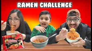 El Ramen Mas Picante | Noodles Challenge | Family Juega