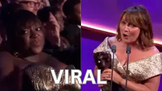 JUDI LOVE MOCKS LORRAINE KELLY'S BAFTA TV WIN & GOES VIRAL!