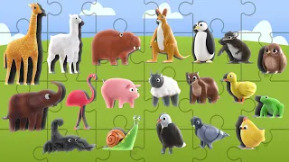 Guess the Animal Quiz | Educational Animal Puzzle for Kids | Long Version 2 🧩🧒