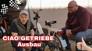 Piaggio Ciao Getriebe ausbauen / Getriebe wechseln auch für Bravo SI Boxer