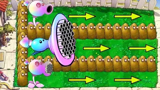 Hypno Gatling Pea Vs Hypno Snow Pea Vs Hypno Repeater Vs Dr Zomboss  Plants vs Zombies Battlez