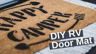 DIY Doormat with Stencil Revolution