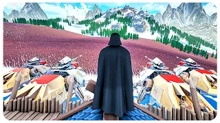 Darth Vader's Wooden Fort vs 8,000,000 ZOMBIES - Ultimate Epic Battle Simulator 2 UEBS 2 (4K)