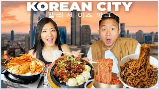 FOOD in THE MOST KOREAN City in America! (Palisades Park)