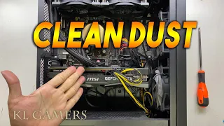 Gaming PC Clean Dust AMD Ryzen 3 3600 msi B450M-A PRO RTX3060Ti Gaming X