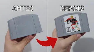 Como fazer RELABEL de fita de Nintendo 64