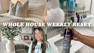 NEW! WHOLE HOUSE RESET 2024 / neutral decor ideas, productive habits, deep cleaning 🧽