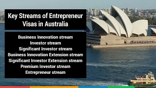 Key Streams of Entrepreneur Visas in Australia - Immigration Portal