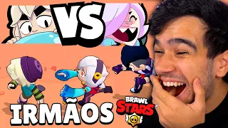 QUAL O IRMÃO MAIS FORTE DO BRAWL STARS?! GUS vs COLLETE e EDGAR