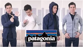 Trying On Patagonia Jackets and Long Sleeve Shirts (XS, XXS, Slim Fit)