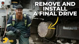 Excavator Final Drive Removal & Installation - STEP BY STEP Guide Featuring TekamoHD