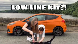 2 GIRLS, 1 LOW LINE KIT | MK8 Fiesta ST ft Maxton Design & ThatFezGalX
