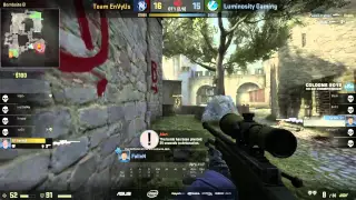 ESL One Cologne 2015: FalleN vs EnVyUs @ cobblestone