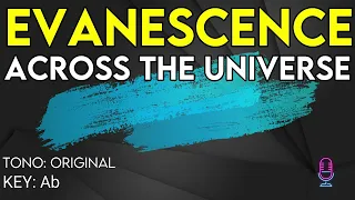 Evanescence - Across the Universe - Karaoke Instrumental