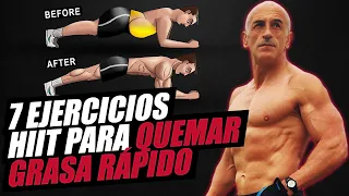 7 Ejercicios para quemar grasa MÁS rapido