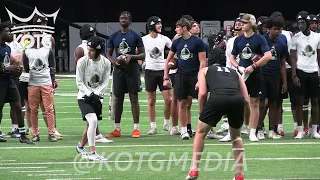 2022 National Combine WR vs DB 1 on 1s - All American Combine in San Antonio