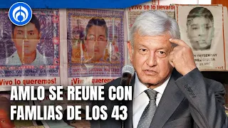 Familias de los 43 de Ayotzinapa piden a AMLO la información del Ejército