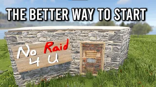 The Simple Solo Base. -Easy to build, Hard to raid, Rust Starter base-