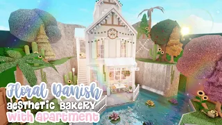 Floral Pastel Danish Aesthetic Bakery with Mini Apartment - Build and Tour - iTapixca Builds