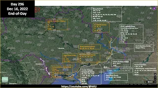 Ukraine: military situation with maps Dec 16, 2022