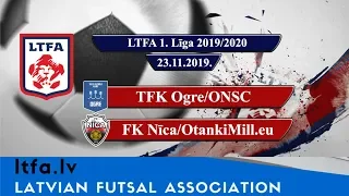 TFK Ogre/ONSC - FK Nīca/OtankiMill.eu [LTFA 1. Līga 2019/20 Highlights]