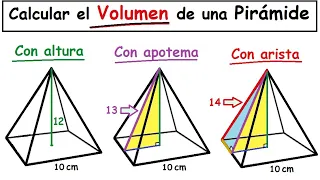 Volumen de una Pirámide (según los datos)