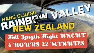 Hang Gliding through Rainbow Valley, New Zealand [4K] [UNCUT]