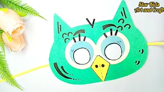 Cute Owl 🦉 face mask/ bird face mask @starkidsartcraft8261