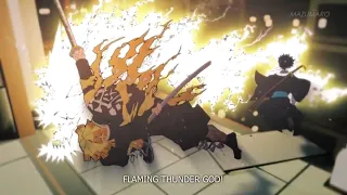 Flaming Thunder god with dub