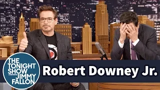 Robert Downey Jr. Coaches Jimmy Through Dramatic Acting Scenes