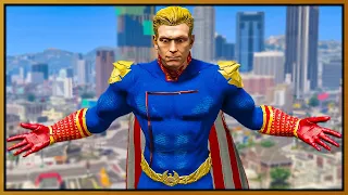 I Become Homelander and Destroy Players in GTA 5 RP