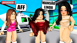 A MENINA FICOU COM INVEJA, PORQUE A AMIGA FOI MORAR NA NOVA MANSÃO| Historinhas Brookhaven RP Roblox