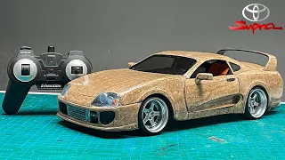 We handcraft Toyota Supra MK4! Remote-controlled