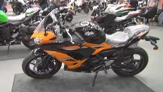 Kawasaki Ninja 650 Candy Steel Furnace Orange (2019) Exterior and Interior