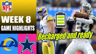Dallas Cowboys vs Los Angeles Rams Full Game WEEK 8 (10/29/2023) | NFL Highlights 2023