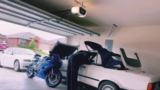 Bmw E30 Convertible Top In Action