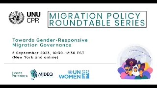 Towards Gender-Responsive Migration Governance