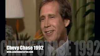 Chevy Chase talks about his favorite movies, possible talk show and the Invisible Man...1992