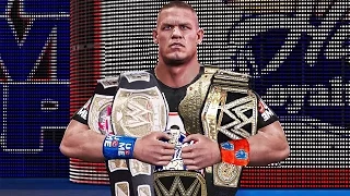 WWE 2K17 - All Of John Cena 16 WWE World Championship Wins In WWE!