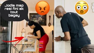 Mezanmi🙆‍♀️Nèg sa vinn kenbe Madanm li kap mete pwazon nan jus pou li😳*Revenge Prank *