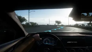 driving home from a Halloween party that lasted all night in your new GT 63 4 door coupe