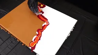 Acrylic Pour Painting Technique | Fluid Art | Abstract Art