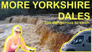 Camper Van road trip. Yorkshire Dales - Aysgarth, Cauldron Falls & Buckden Beck - a quest for a swim